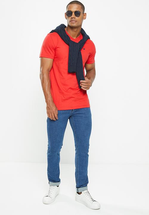 Pierre Cardin - Pc arthur tee - red