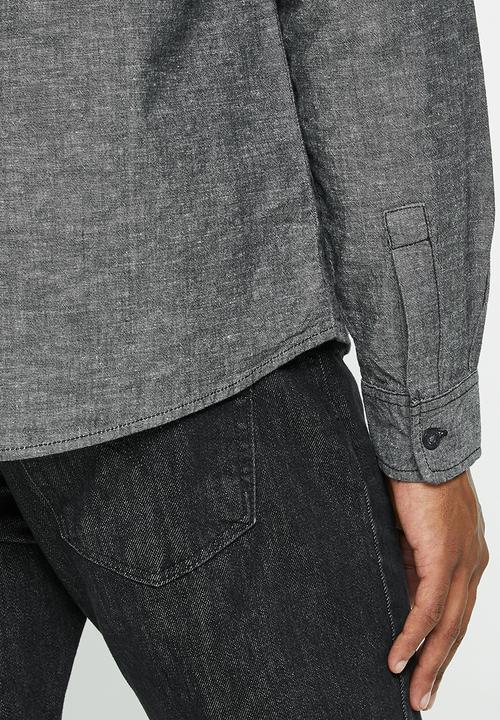 Lyle & Scott - Utility shirt - jet black