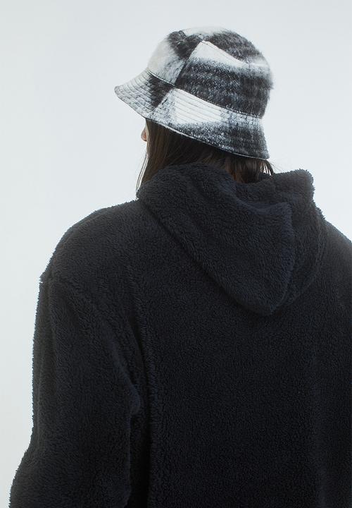 H&M - Relaxed fit pile hoodie - black