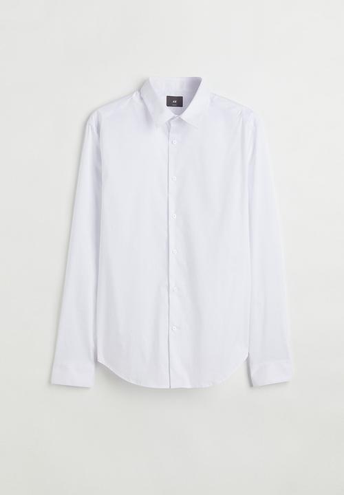 H&M - Slim fit shirt - white