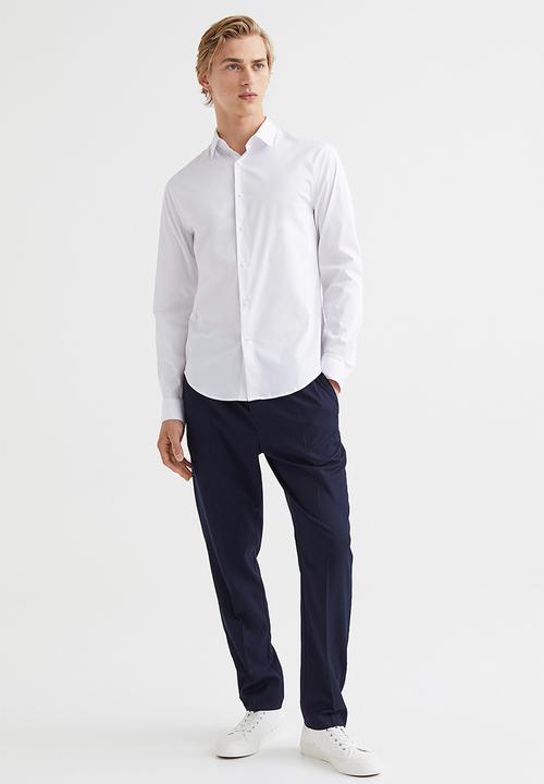 H&M - Slim fit shirt - white