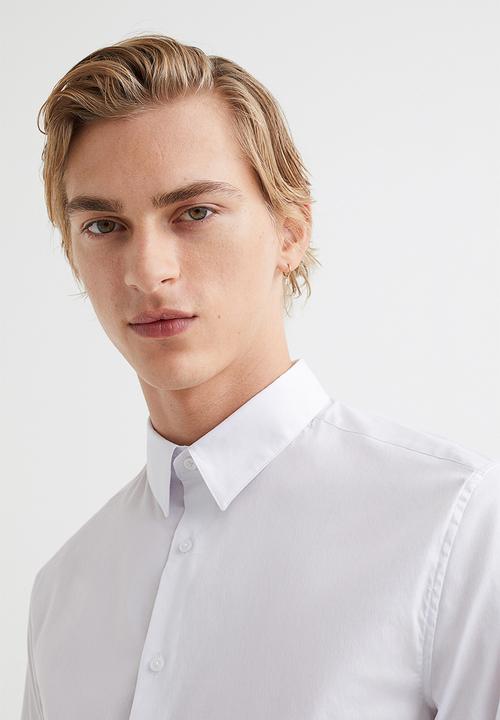 H&M - Slim fit shirt - white