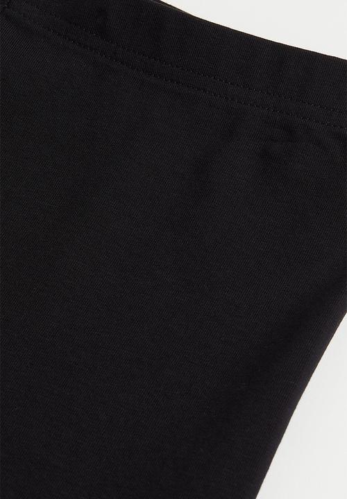 H&M - Cotton jersey cycling shorts - black