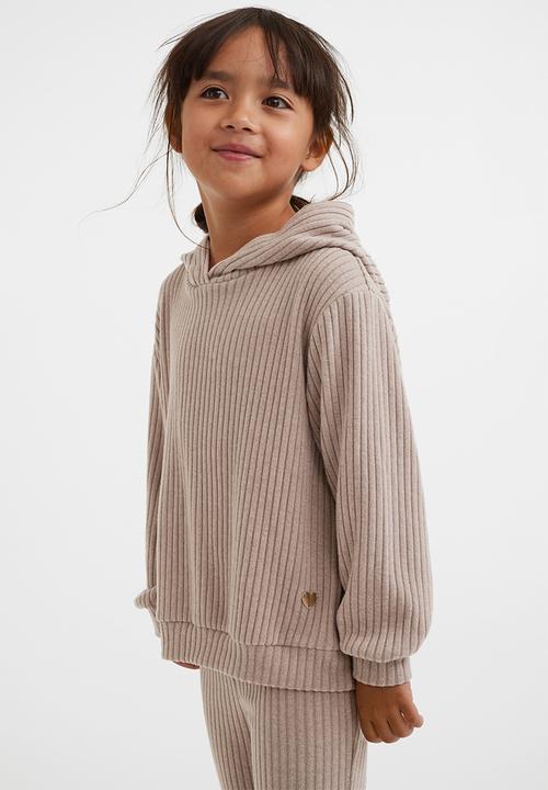 H&M - 2-piece hoodie and leggings set - beige