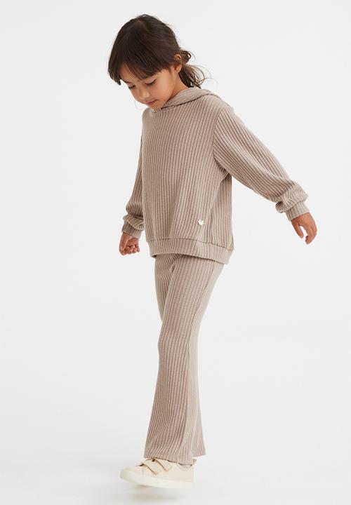 H&M - 2-piece hoodie and leggings set - beige