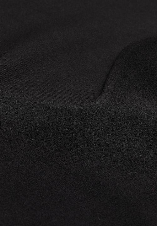 H&M - Fitted jersey top - black