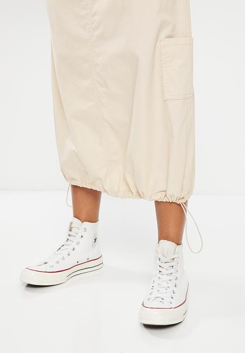 Factorie - Cargo Midi Skirt - Light Stone