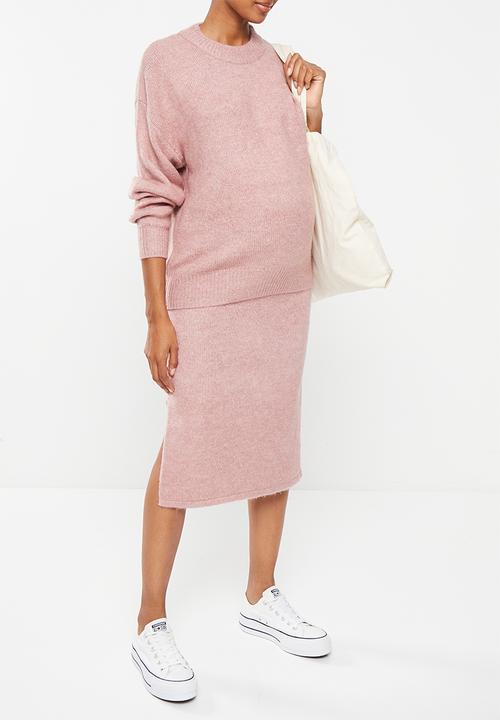 Cotton On - Maternity friendly blondie pullover - dusty rose marle