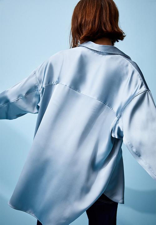 H&M - Oversized blouse - light blue