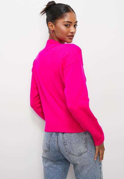 Blake - Meet & greet funnel neck - pink