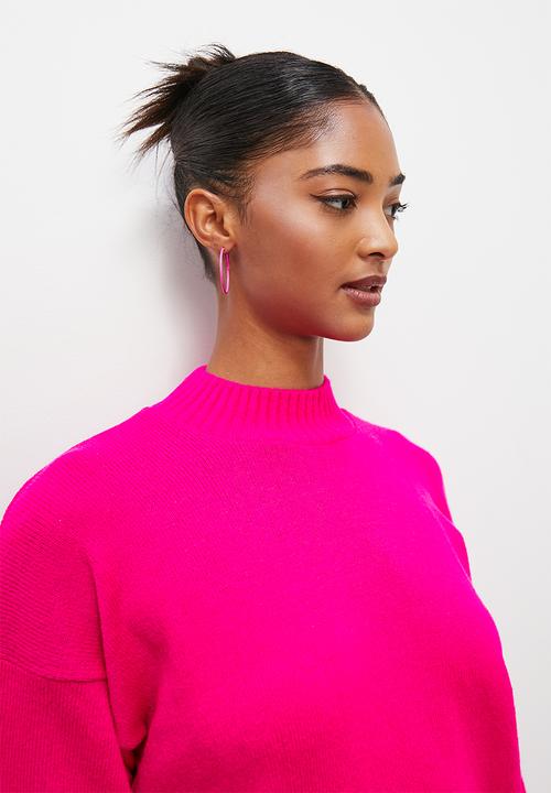 Blake - Meet & greet funnel neck - pink