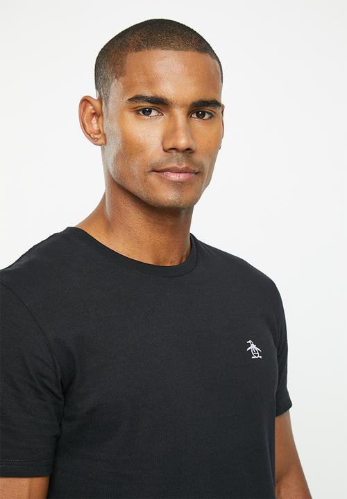 Original Penguin - Embroidered short sleeve tee - true black