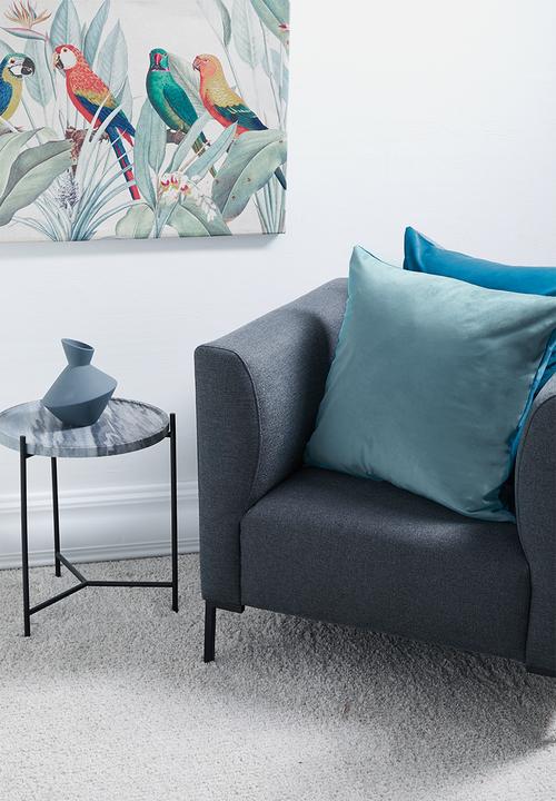 Sixth Floor - Thebe 2 toned cushion cover - Falcon