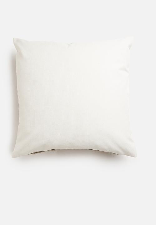Sixth Floor - Mabaso 2 toned cushion cover - Kelp