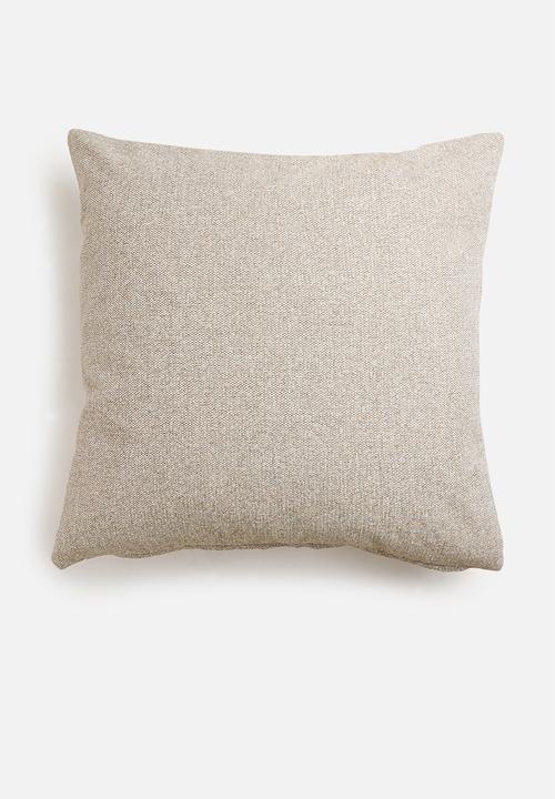 Sixth Floor - Thebe 2 toned cushion cover - Kelp