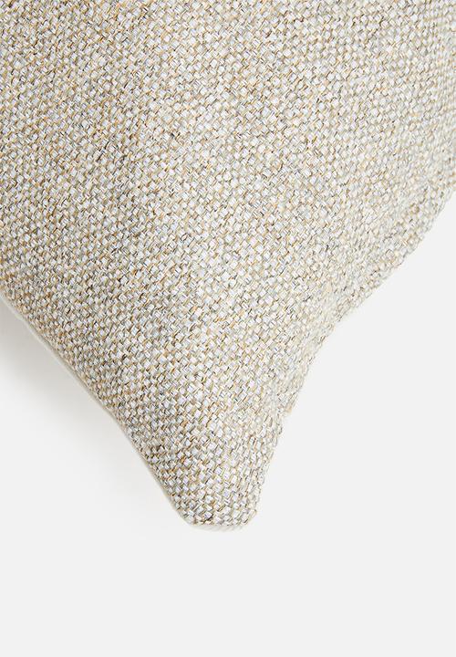Sixth Floor - Thebe 2 toned cushion cover - Kelp
