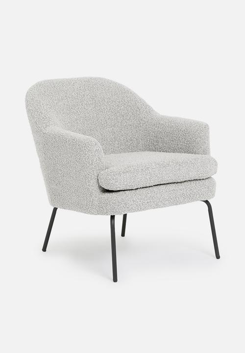 Sixth Floor - Ella lounge chair - grey