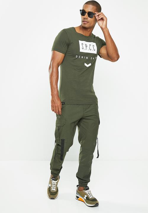 S.P.C.C - Cohen tee - dark moss