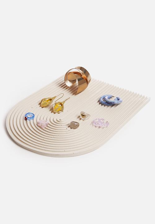 Terrazzo Home - Arch tray - stone