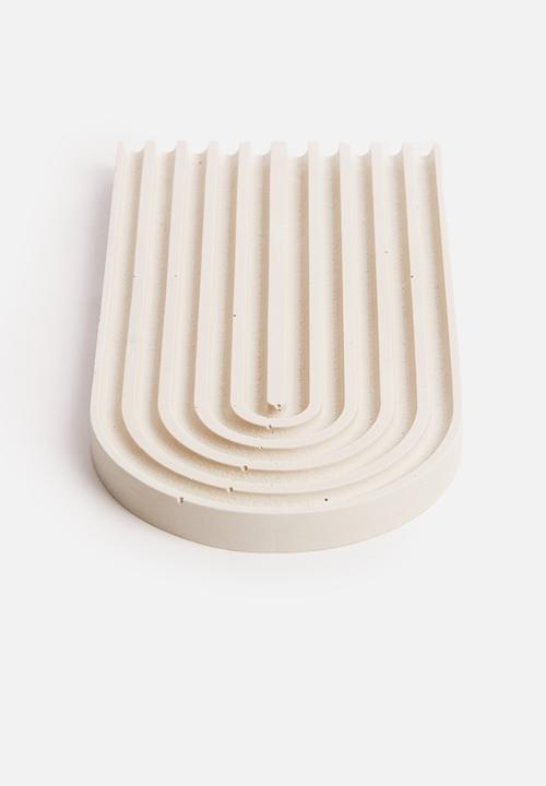 Terrazzo Home - Arch trinket tray- stone