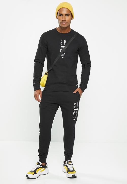 S.P.C.C - Aster sweat - black