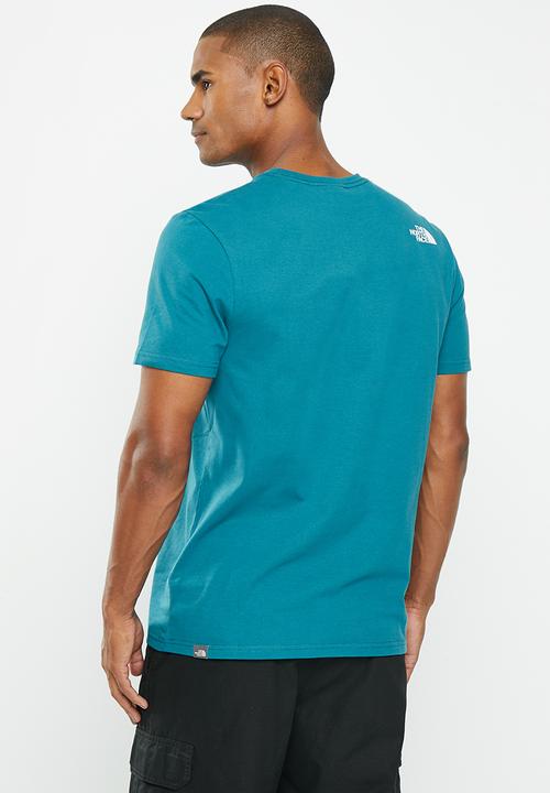 The North Face - Short sleeve rust 2 tee - blue coral-reef waters 