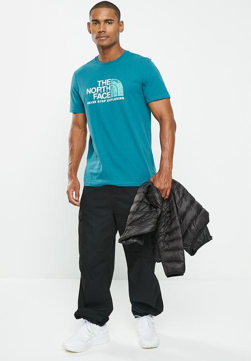 The North Face - Short sleeve rust 2 tee - blue coral-reef waters 