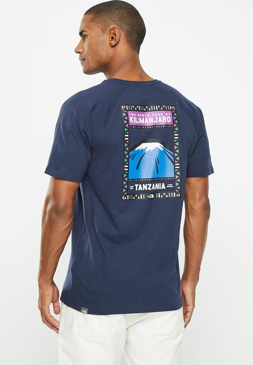 The North Face - Short sleeve north faces tee - eu - summit navy-purple cactus flower