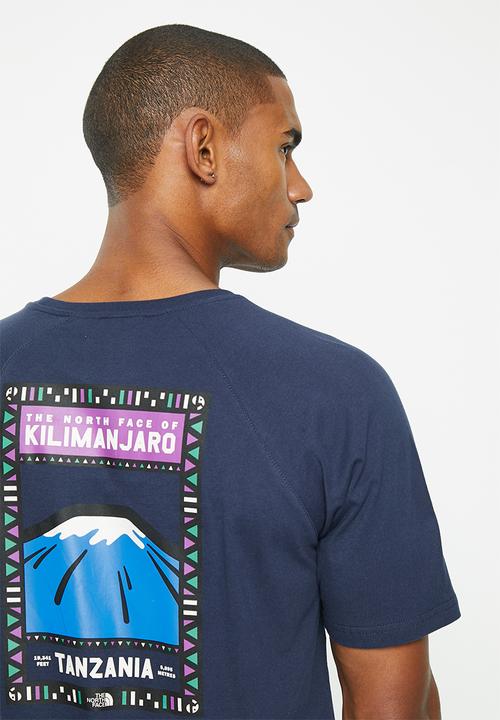 The North Face - Short sleeve north faces tee - eu - summit navy-purple cactus flower