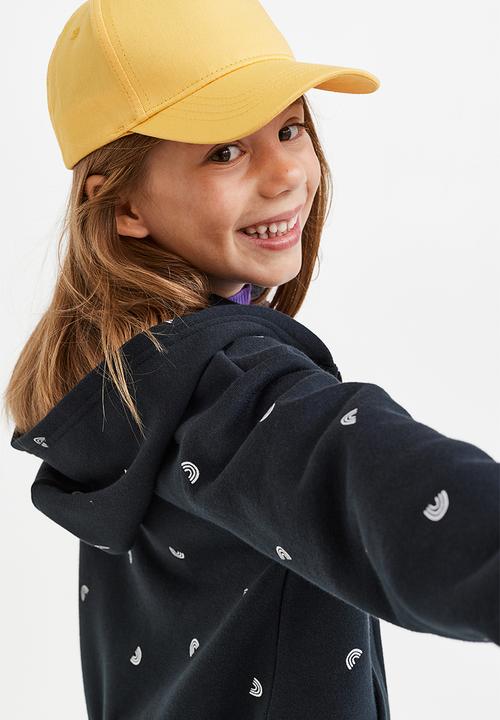 H&M - Zip-through hoodie - black/rainbows