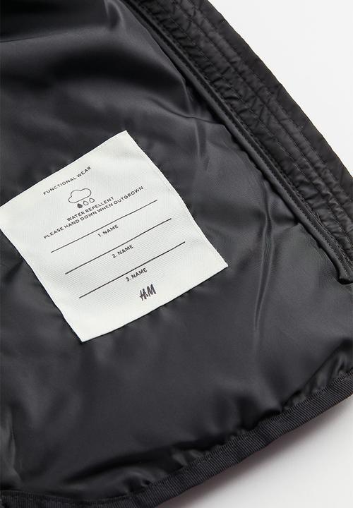 H&M - Water-repellent puffer gilet - black