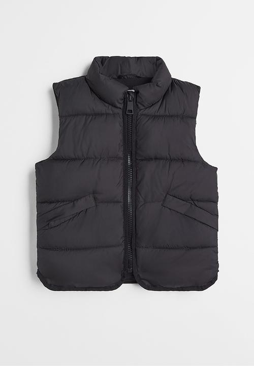 H&M - Water-repellent puffer gilet - black