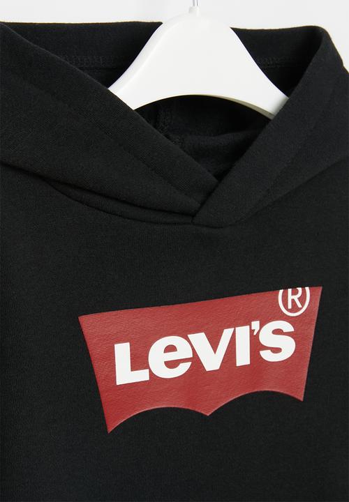 Levi’s® - Lvb batwing screenprint hooded - black