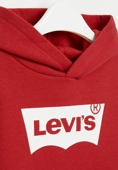 Levi’s® - Lvb batwing screenprint hooded - levis red & white
