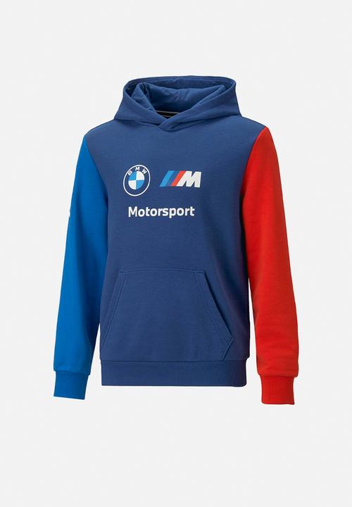 PUMA - Bmw mms kids ess hoodie - pro blue/red