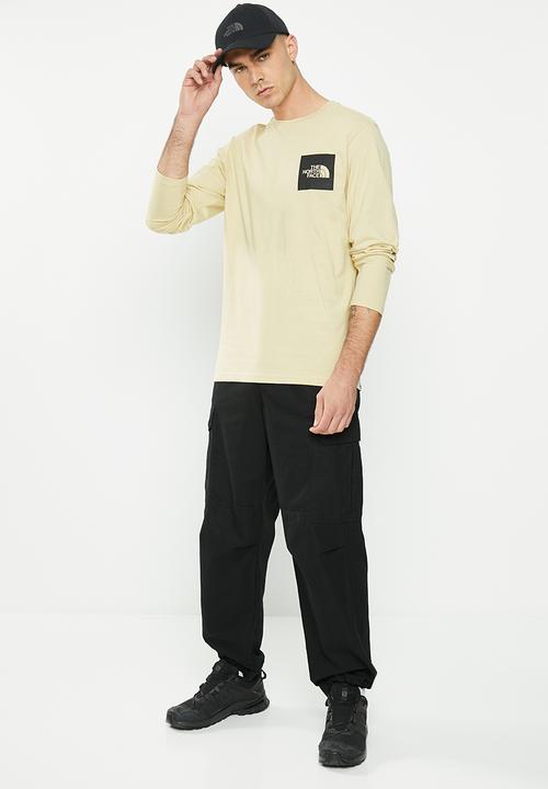 The North Face - Long sleeve fine tee - gravel 