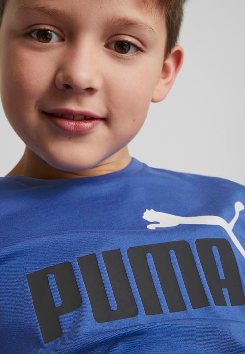 PUMA - Ess+ 2 col logo tee b - royal sapphire