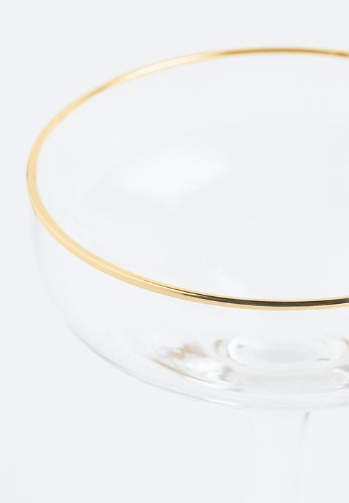H&M - Champagne coupe - clear glass