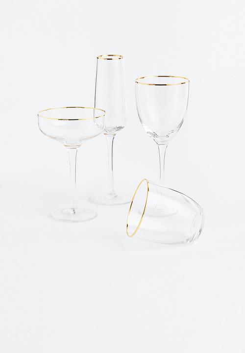 H&M - Champagne coupe - clear glass