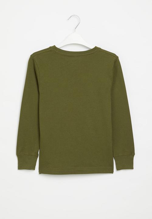 Levi’s® - Lvb long sleeve batwing tee - dark olive