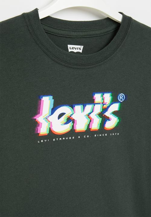 Levi’s® - Lvb glitched logo long sleeve - unexplored