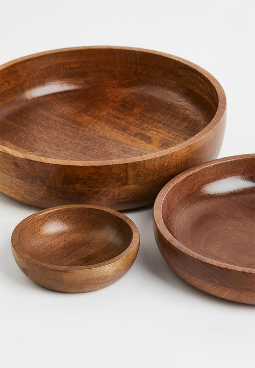 H&M - Mango wood serving bowl - brown/mango wood