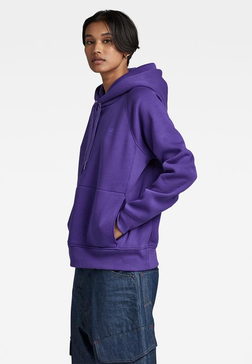 G-STAR - Premium core 2.0 hooded sweats - dk violet