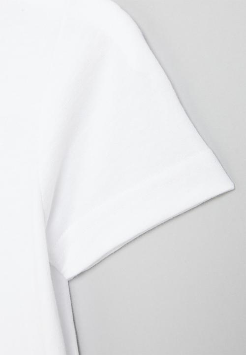Nike - Nike Short Sleeve swoosh tee - white & red 