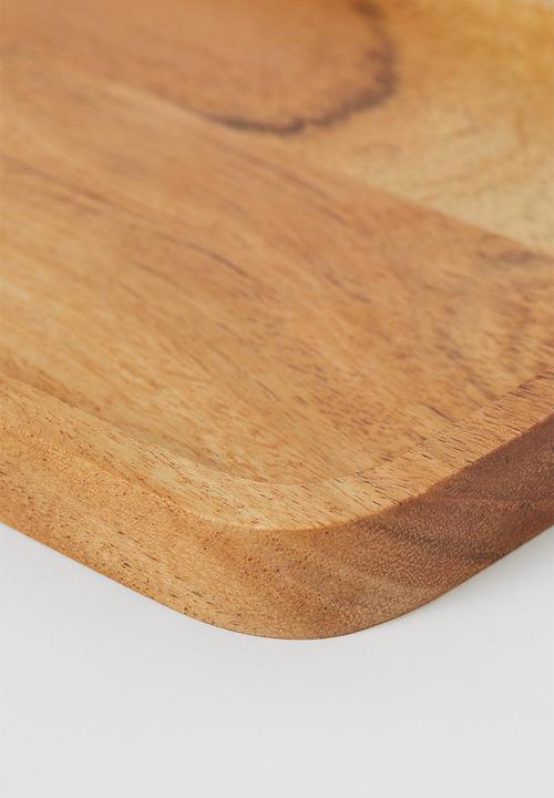H&M - Rectangular wooden tray - beige