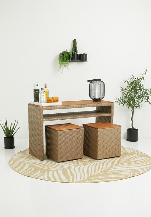 Sixth Floor - Outdoor Bar set-Natural