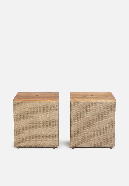 Sixth Floor - Outdoor Bar set-Natural