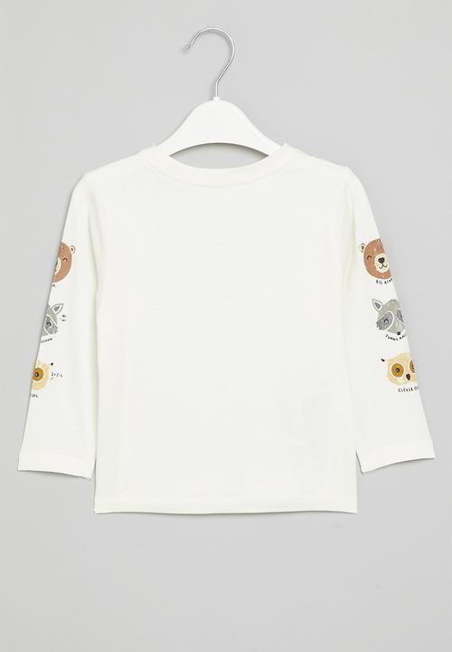MANGO - T-shirt bosque - natural