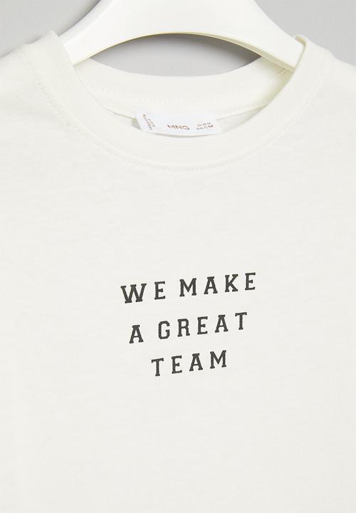 MANGO - T-shirt bosque - natural