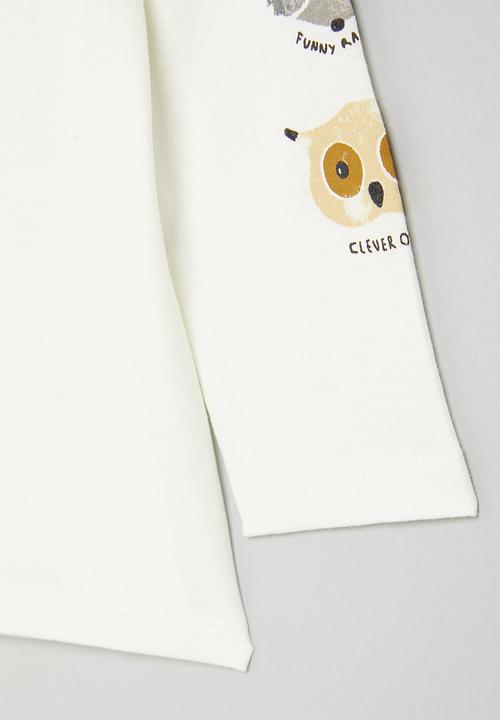MANGO - T-shirt bosque - natural